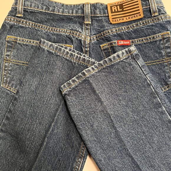 Like New!  RALPH LAUREN, Saturday Jean, Size 2, Dark Denim, 90's - Picture 7 of 7